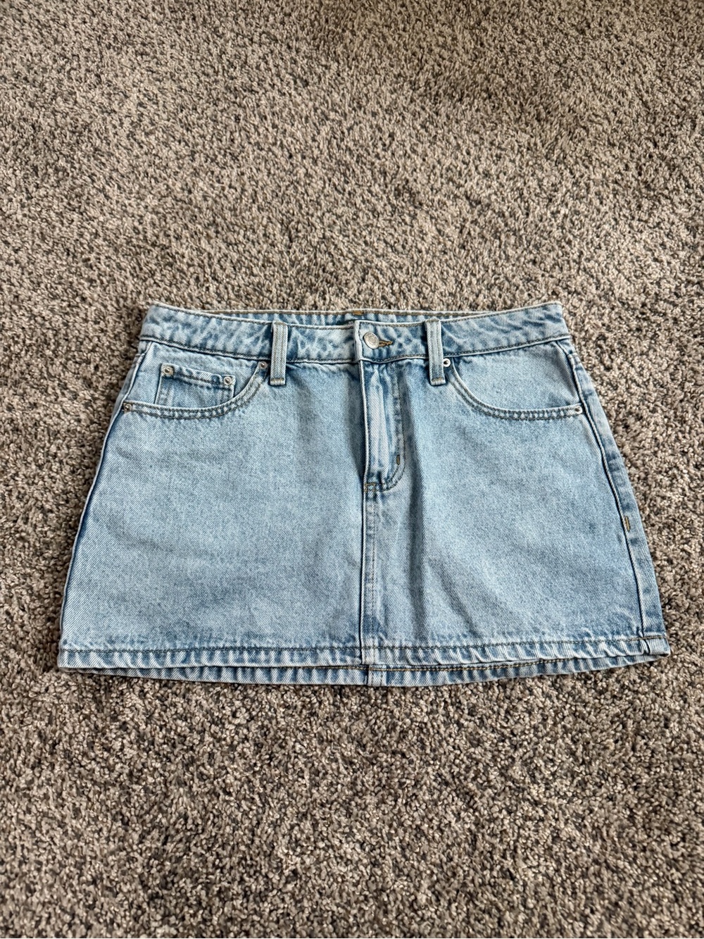 wild fable Light Blue Denim Mini Skirt